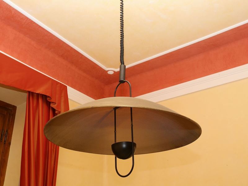 Lume a Sospensione in Metallo Brunito