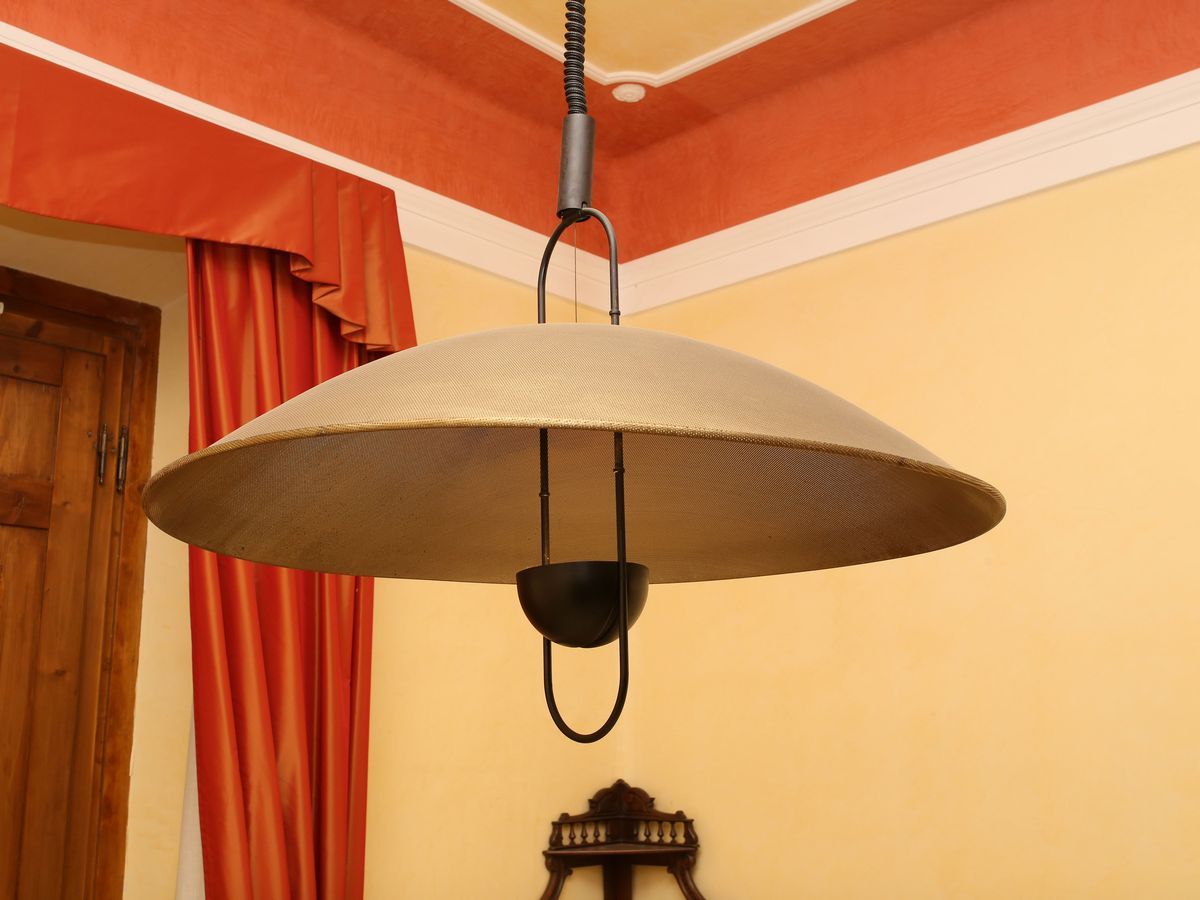 Lume a Sospensione in Metallo Brunito