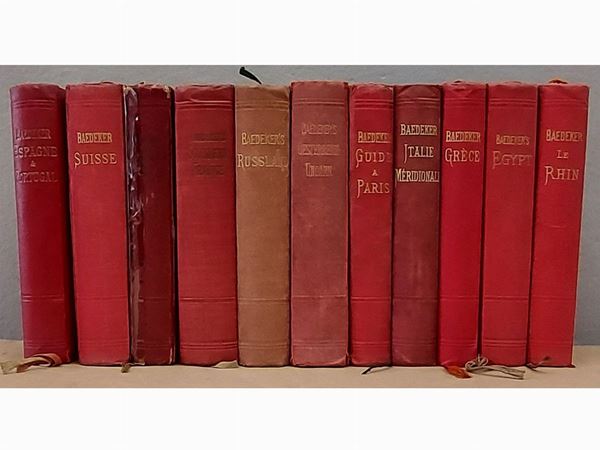 Lotto di Guides Baedeker  (Leipzig, 1890-1936)  - Auction Art Books - Maison Bibelot - Casa d'Aste Firenze - Milano
