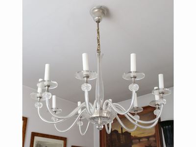 Lampadario in Vetro Incolore