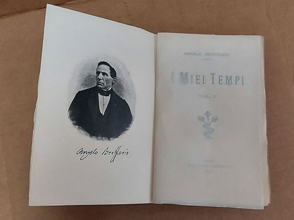 Angelo Brofferio : I miei tempi  (Torino, Renzo Streglio, 1902-1904)  - Asta Libri d'Arte - Maison Bibelot - Casa d'Aste Firenze - Milano