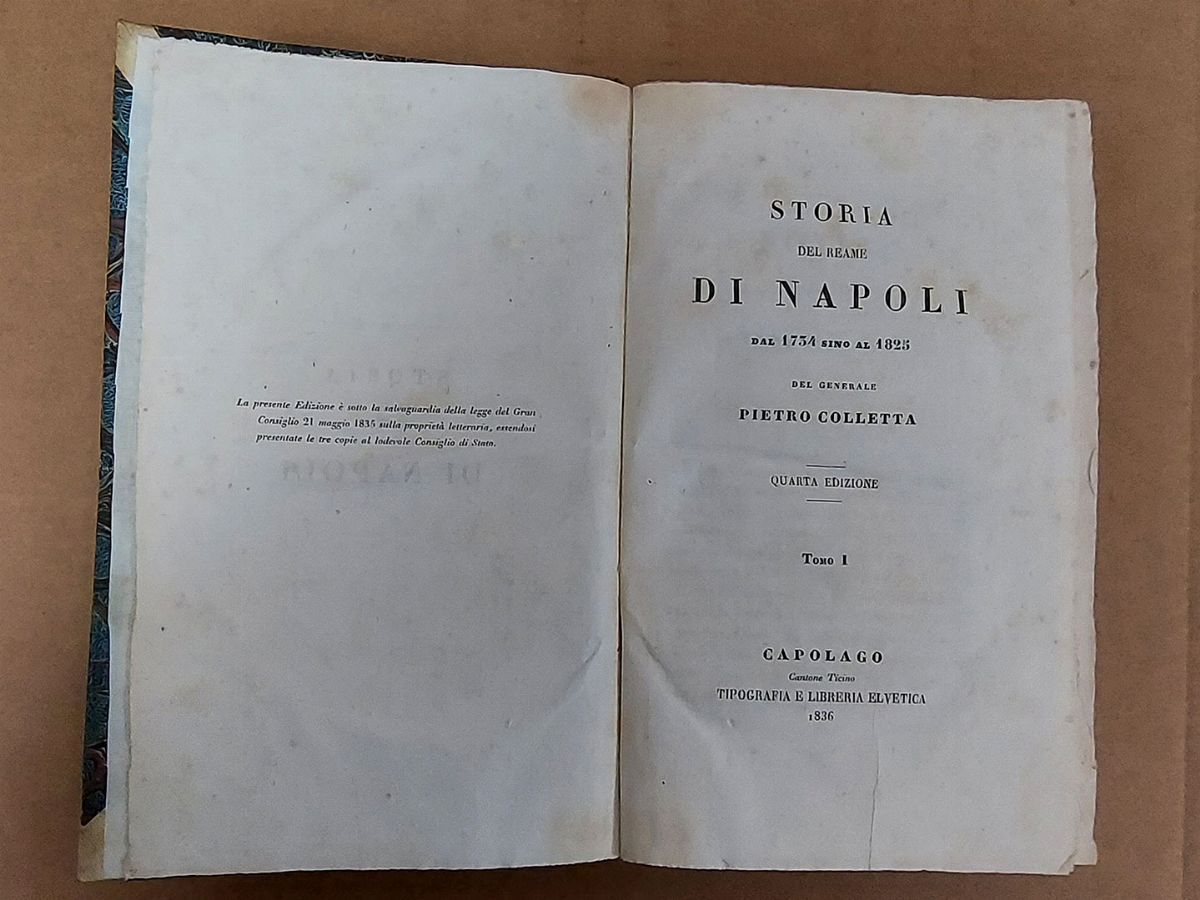 Pietro Colletta - Storia del Reame di Napoli
