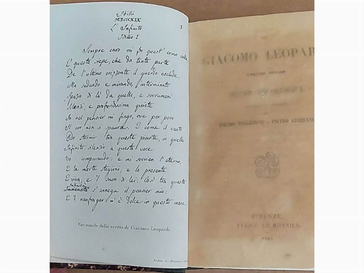 Giacomo Leopardi - Opere