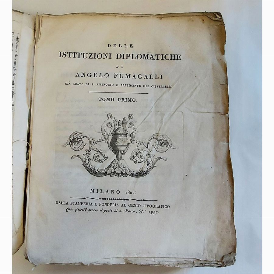 Angelo Fumagalli - Delle Istituzioni Diplomatiche