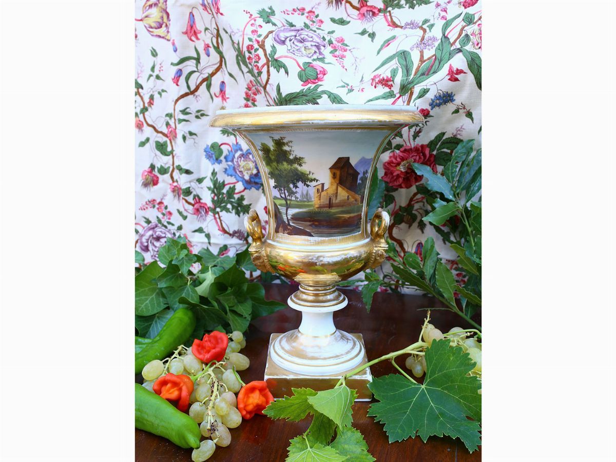Vaso Mediceo in Porcellana