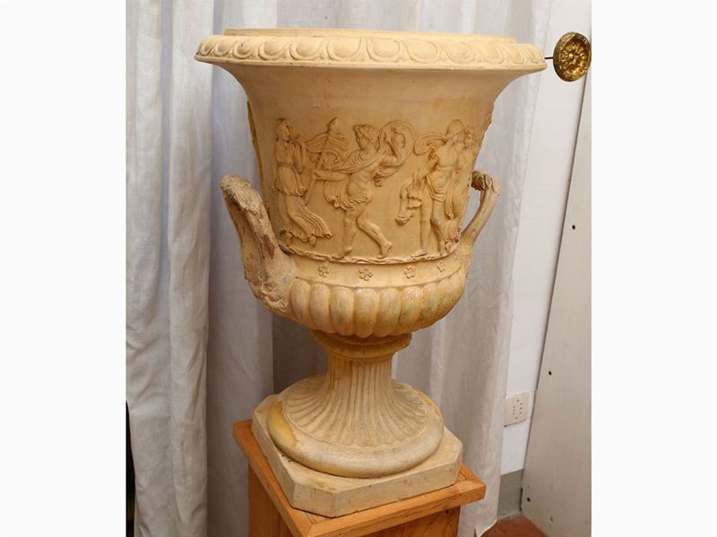 Grande Vaso Mediceo in Terracotta di Signa