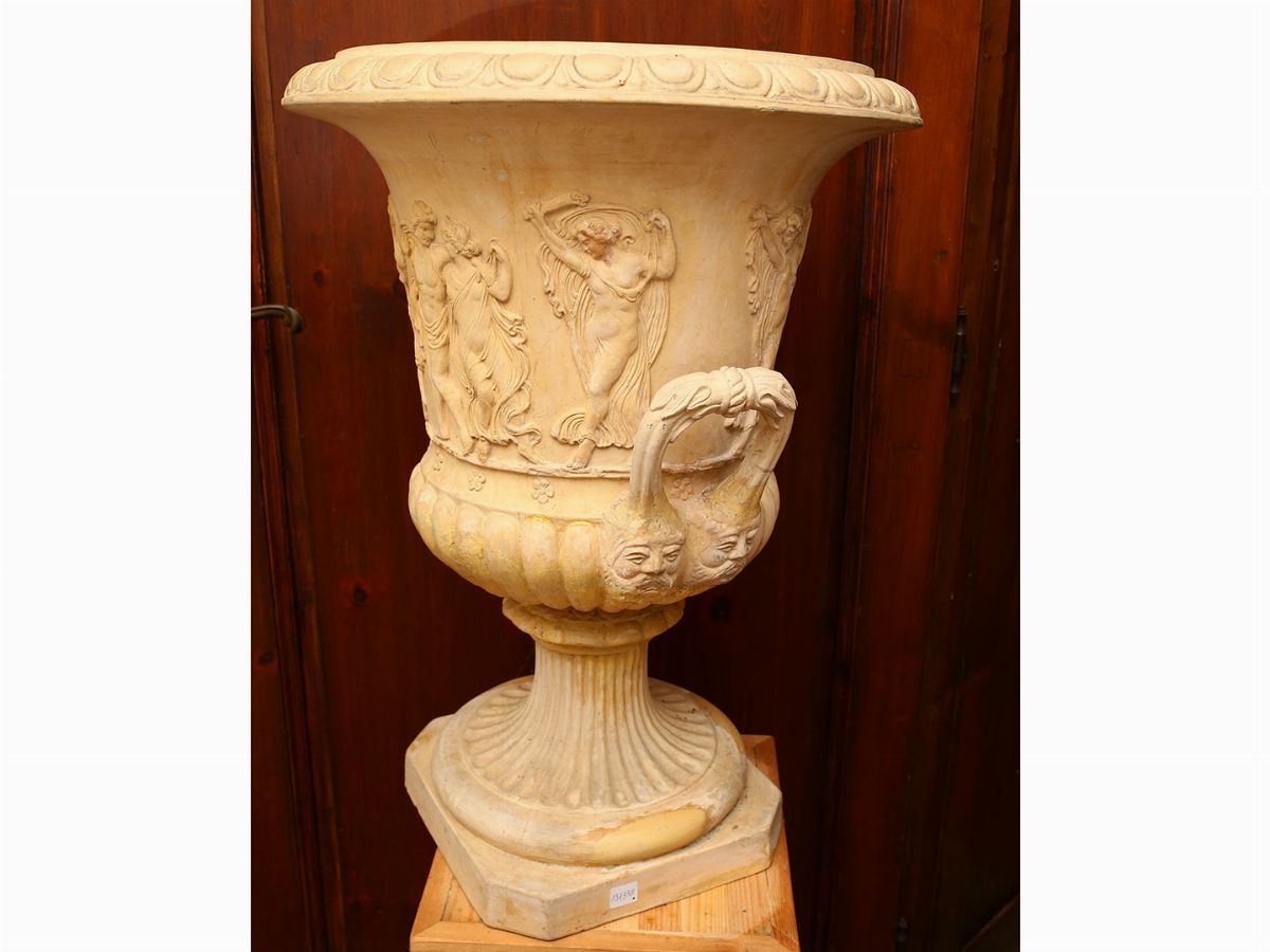 Grande Vaso Mediceo in Terracotta di Signa