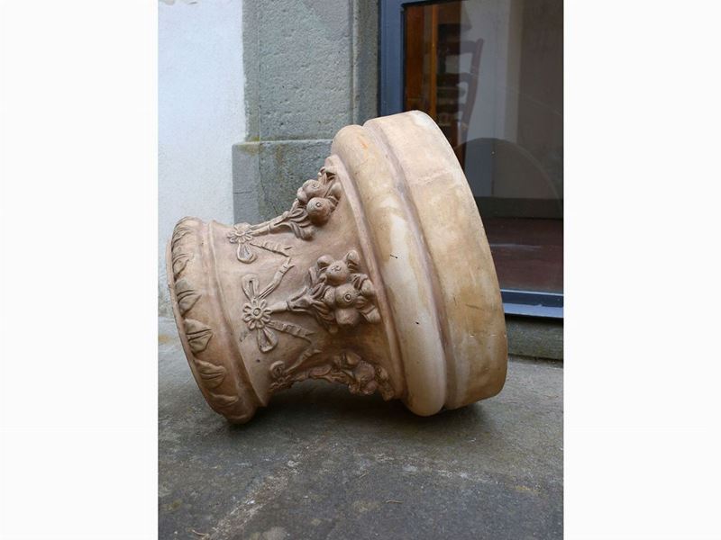 Base per Vaso in Terracotta di Signa