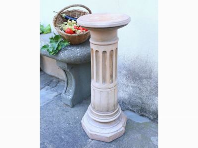 Colonna Portavasi in Terracotta di Signa