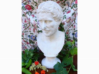 Busto Maschile in Gesso
