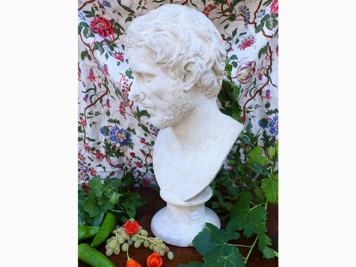 Busto Maschile in Gesso