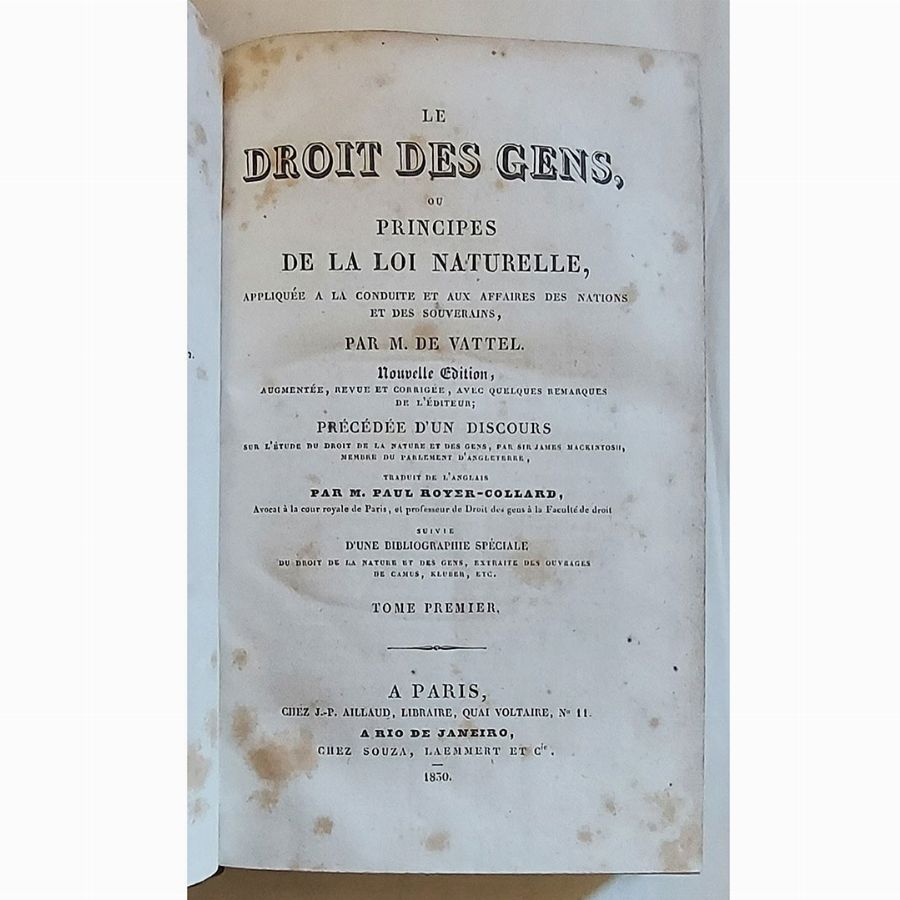 Charles De Martens le Baron - Causes CéLèbres Du Droit Des Gens