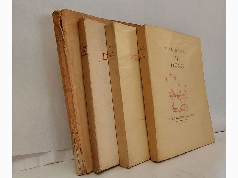 Ada Negri - Lotto di 4 Libri