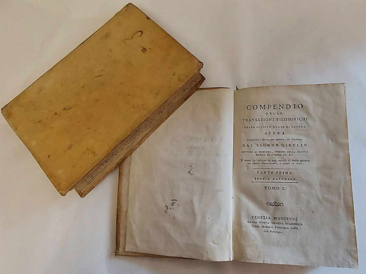 Jacques Gibelin - Compendio delle Transazioni Filosofiche
