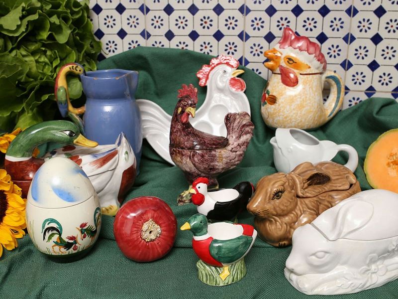 Lotto Salsiere ed Altri Accessori Raffiguranti Animali