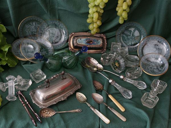 Miscellanea di accessori per la tavola  - Asta Stile toscano: curiosità da una residenza di campagna - Maison Bibelot - Casa d'Aste Firenze - Milano