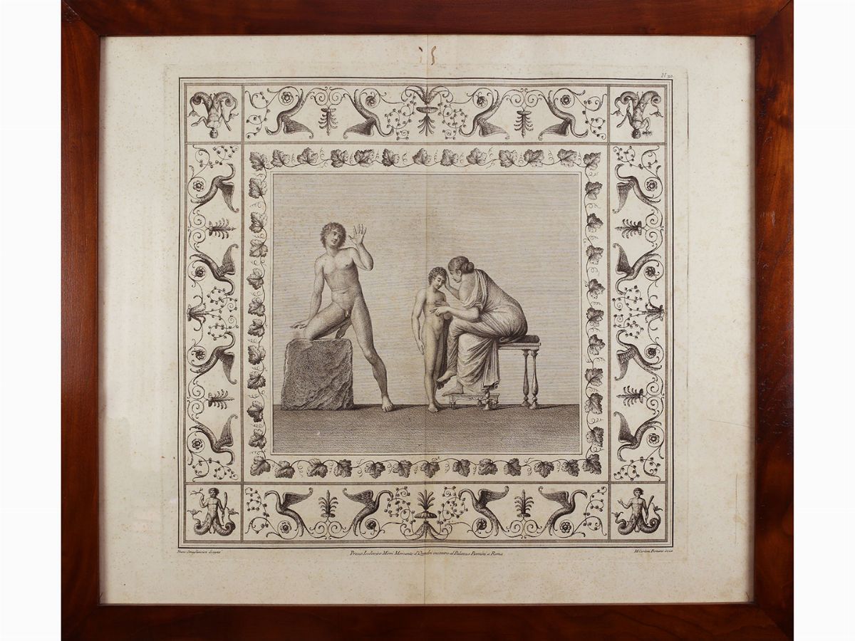 Marco Carloni - Vestigia delle Terme di Tito e Loro Interne Pitture, Seconda Metà del XVIII Secol...