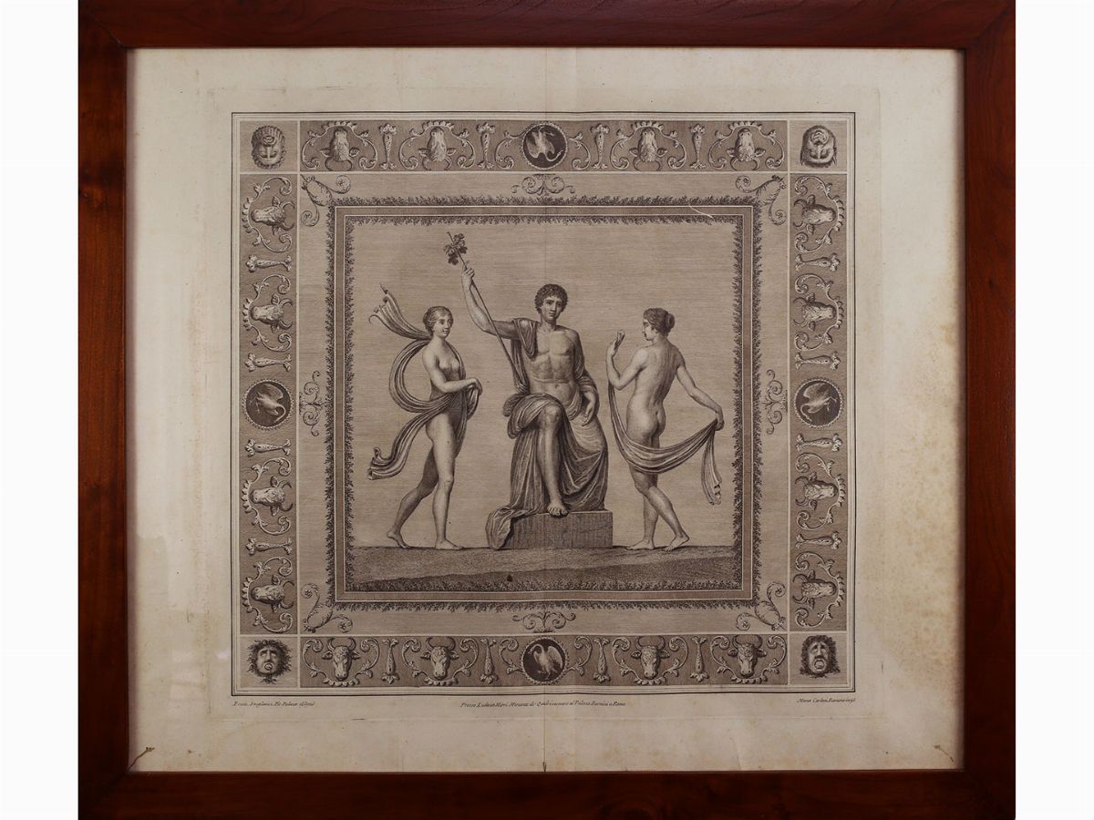 Marco Carloni - Vestigia delle Terme di Tito e Loro Interne Pitture, Seconda Metà del XVIII Secol...