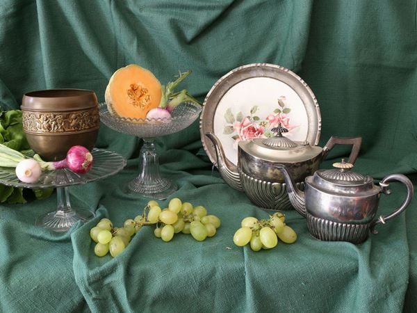Lot of table accessories  (early 20th century)  - Auction Tuscan style: curiosities from a country residence - Maison Bibelot - Casa d'Aste Firenze - Milano