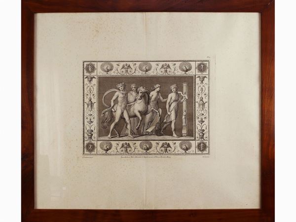 Marco Carloni - Vestigia delle Terme di Tito e loro interne pitture, seconda metà del XVIII secolo