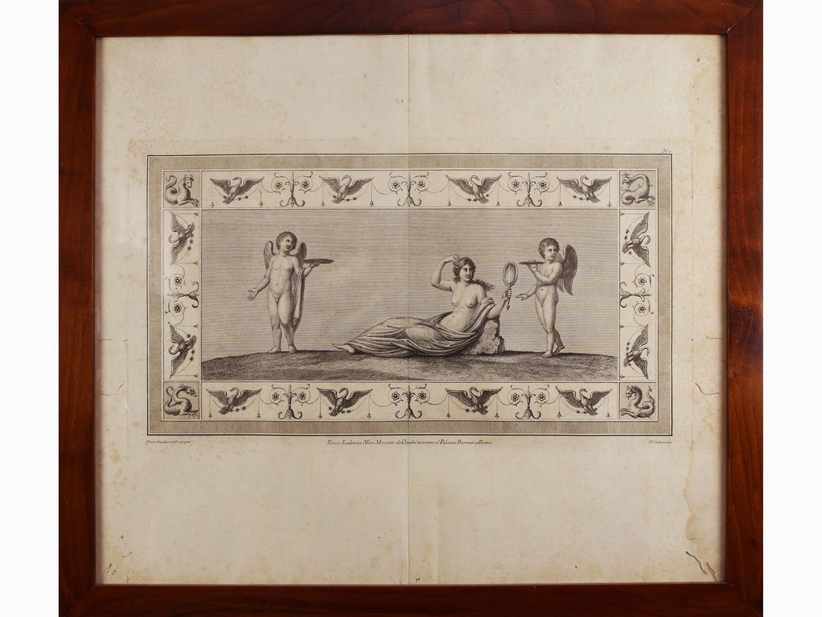 Marco Carloni - Vestigia delle Terme di Tito e Loro Interne Pitture, Seconda Metà del XVIII Secol...