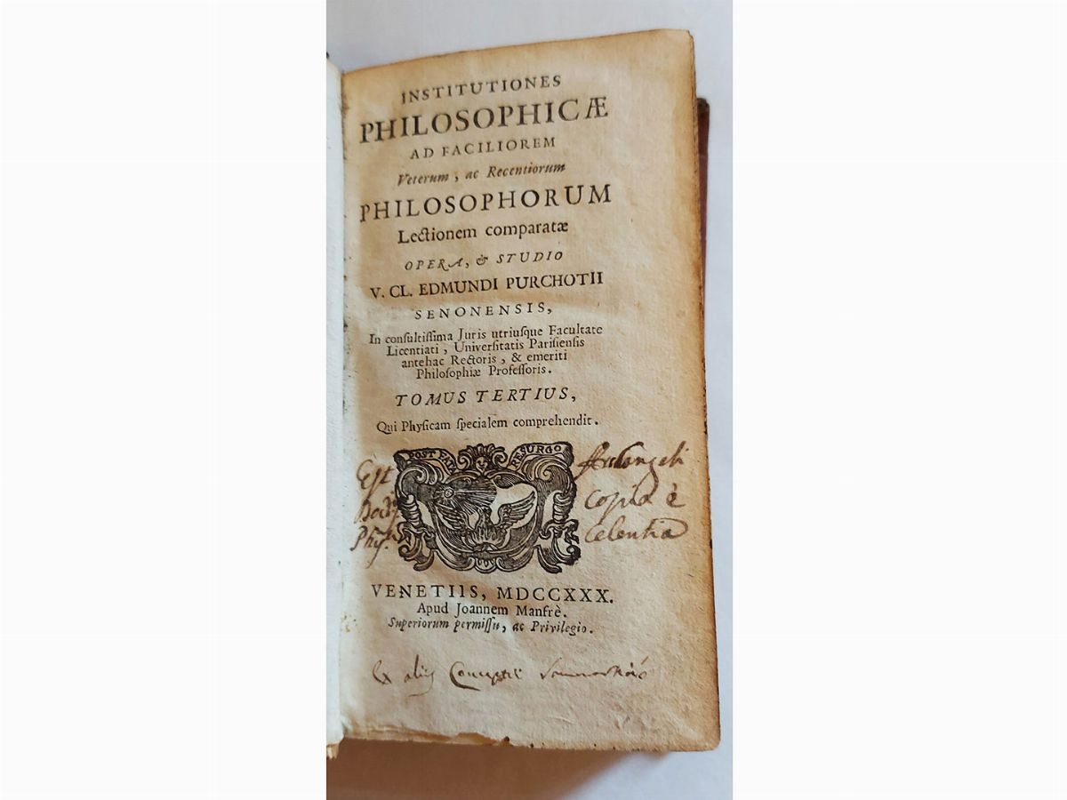 Edme Pourchot - Institutiones Philosophicae Ad Faciliorem Veterum