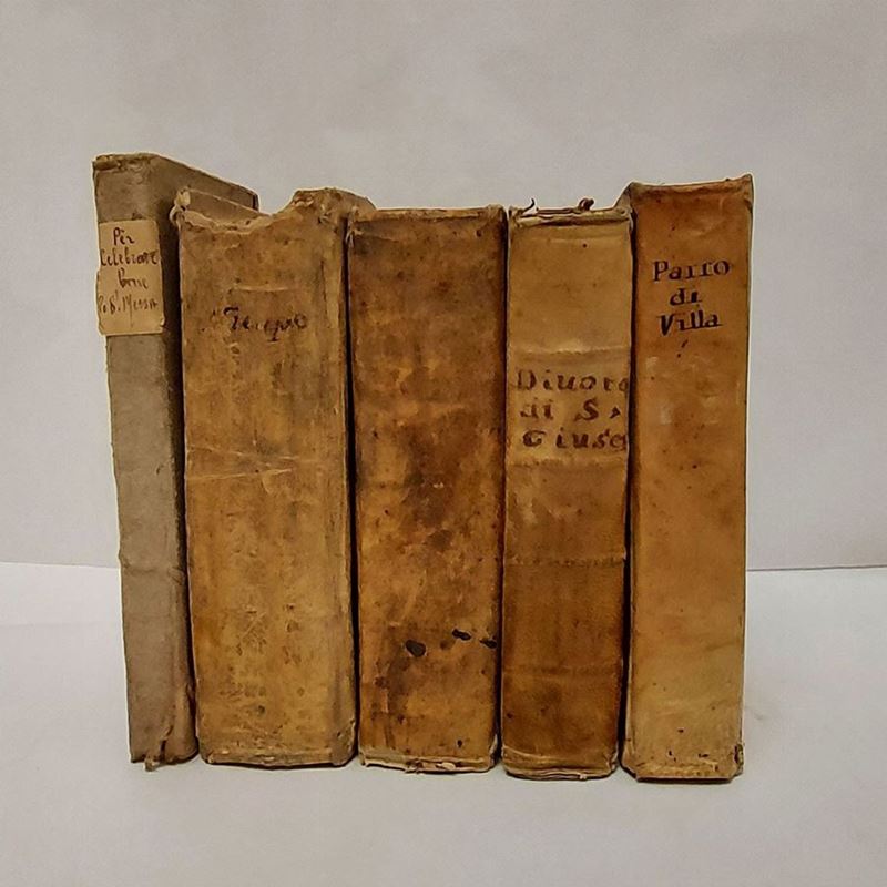 Lotto di Libri Antichi di Argomento Religioso