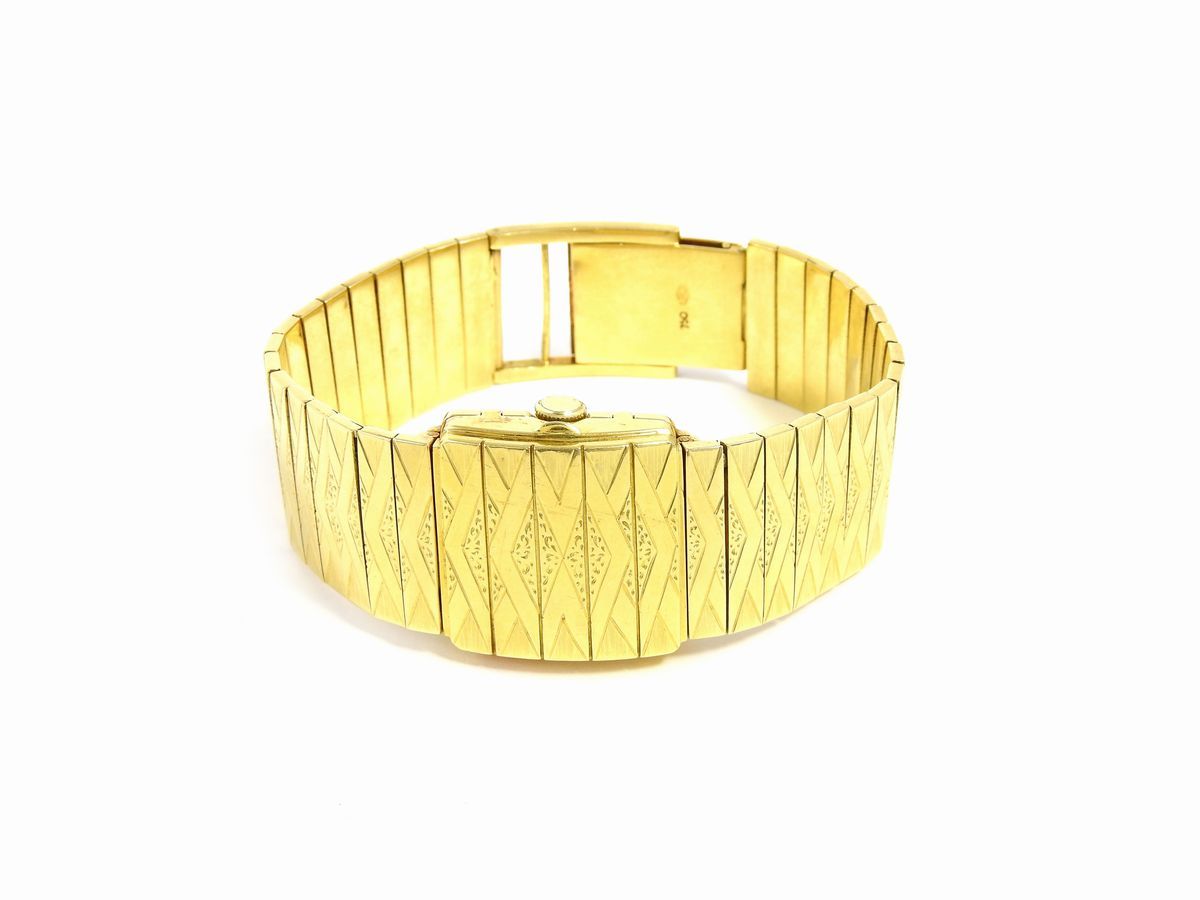 Bracciale in Oro Giallo con Orologio Universal per Donna