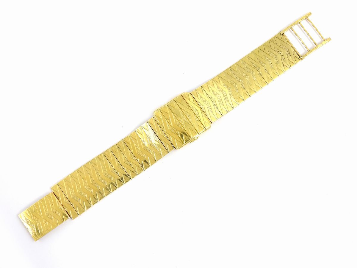 Bracciale in Oro Giallo con Orologio Universal per Donna