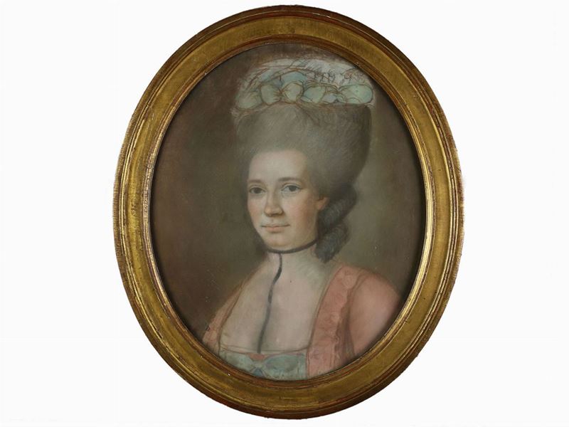 Scuola Francese del XVIII/XIX Secolo - Ritratto di Gentildonna