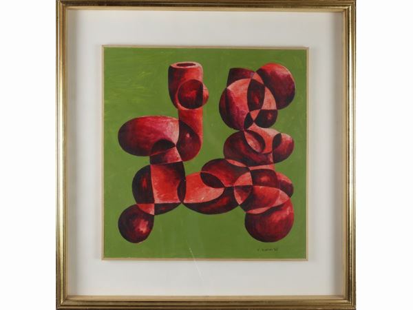 Nardo Dunchi : Composition 1978  ((1914-2010))  - Auction The florentine house of a milanese collector: important glasses, objects of art and contemporary art - Maison Bibelot - Casa d'Aste Firenze - Milano