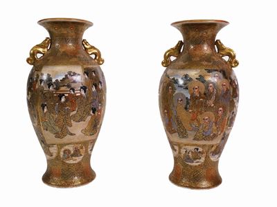Coppia di Vasi in Ceramica