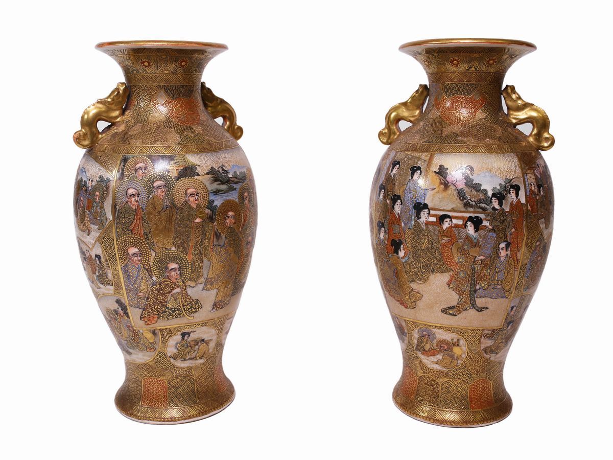 Coppia di Vasi in Ceramica