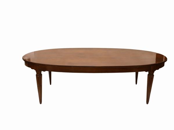 A large mahogany table