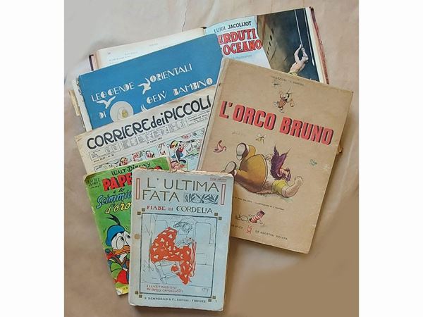 Lotto di libri d'epoca per ragazzi  (XIX/XX secolo)  - Auction Art Books - Maison Bibelot - Casa d'Aste Firenze - Milano