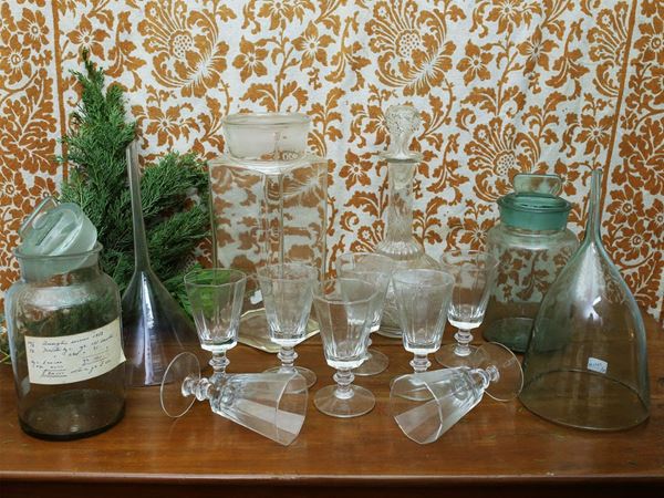 Miscellaneous of vintage glass
