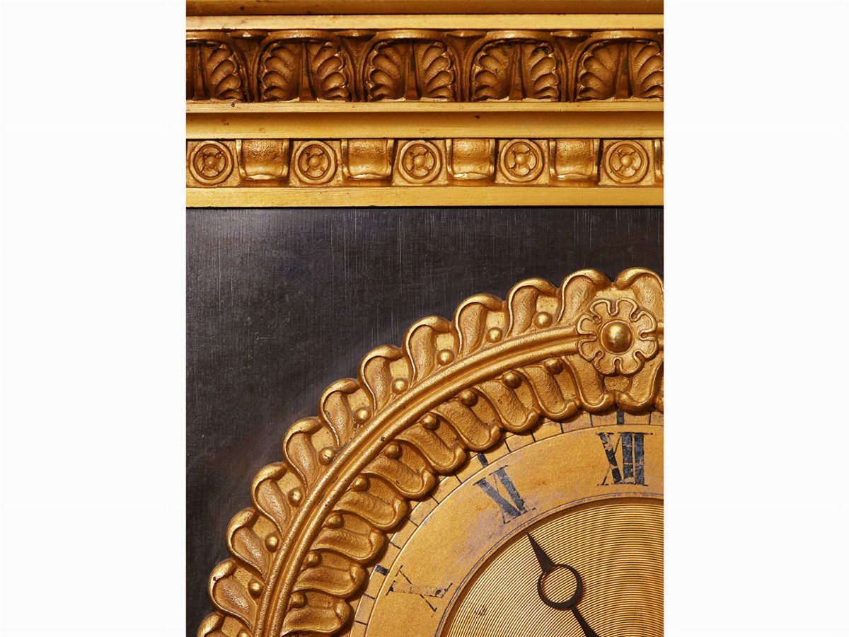 Orologio da Tavolo in Bronzo Dorato e Patinato