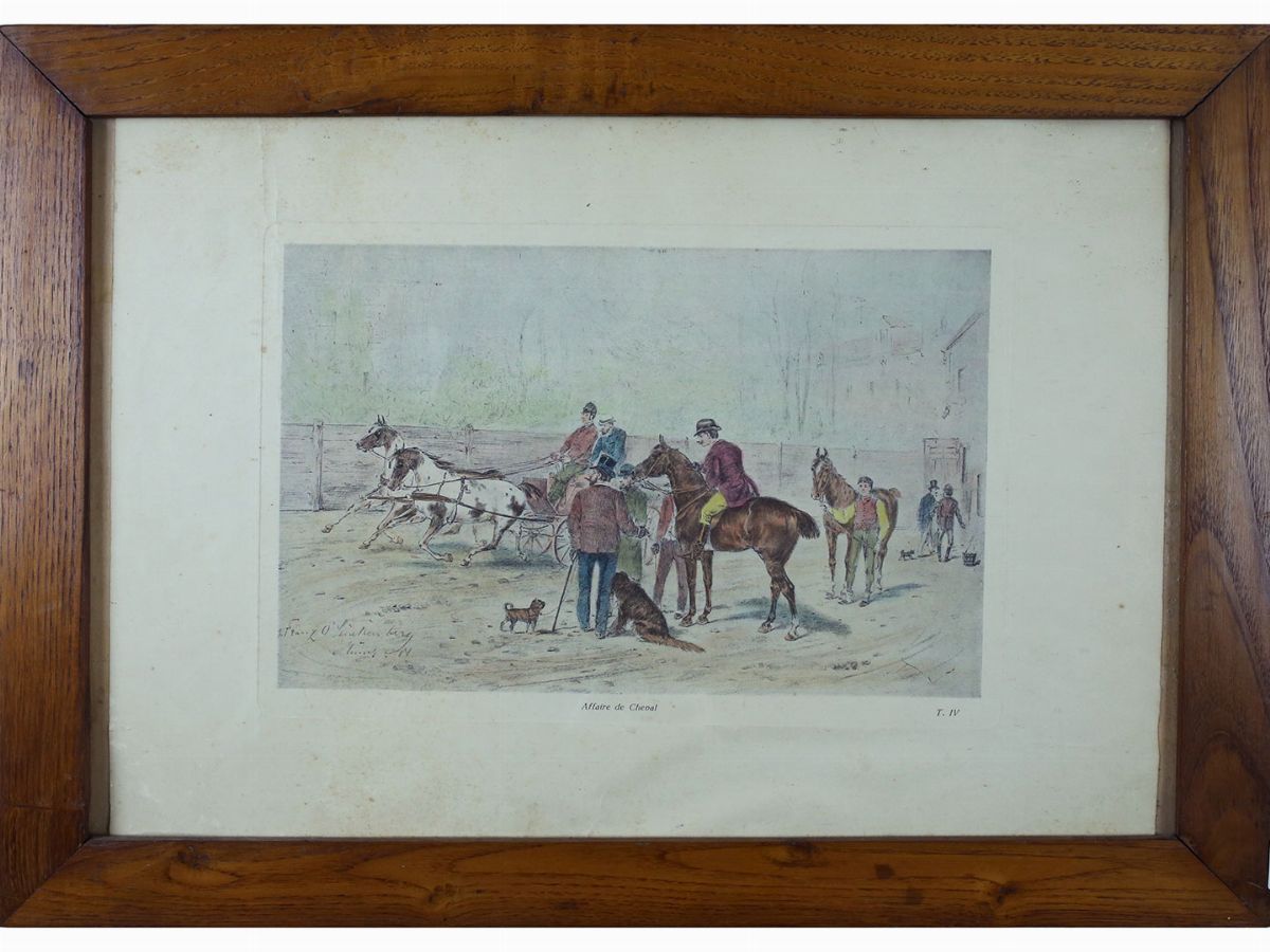 Lotto di Litografie e Stampe Francesi