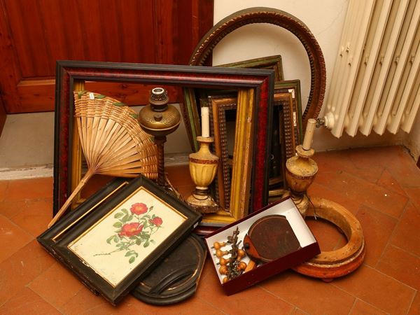 Miscellaneous of frames  - Auction Tuscan style: curiosities from a country residence - Maison Bibelot - Casa d'Aste Firenze - Milano