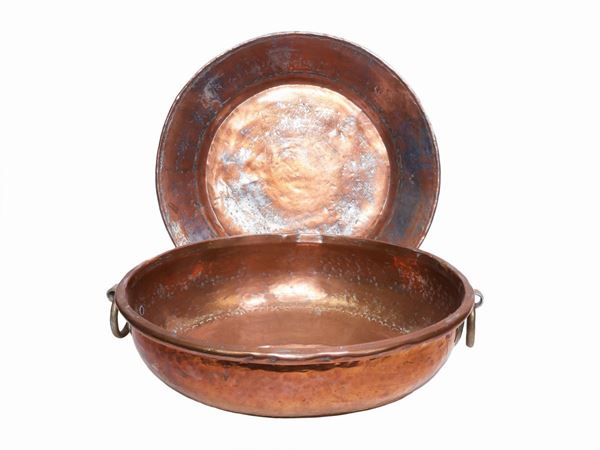 A copper objects lot  - Auction Furniture, Paintings and Curiosities from Private Collections - Maison Bibelot - Casa d'Aste Firenze - Milano
