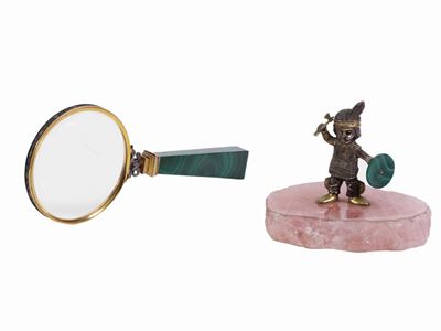 Lotto di Curiosità in Malachite