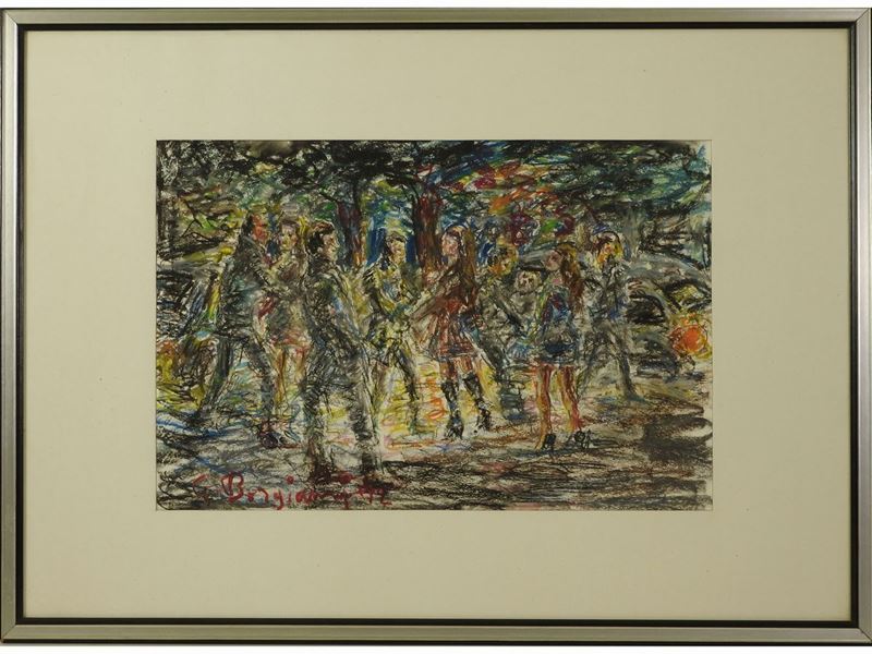 Guido Borgianni - Figure alle Cascine 1972