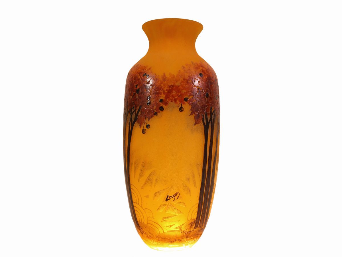 Vaso in Vetro Legras & Cie Saint Denis