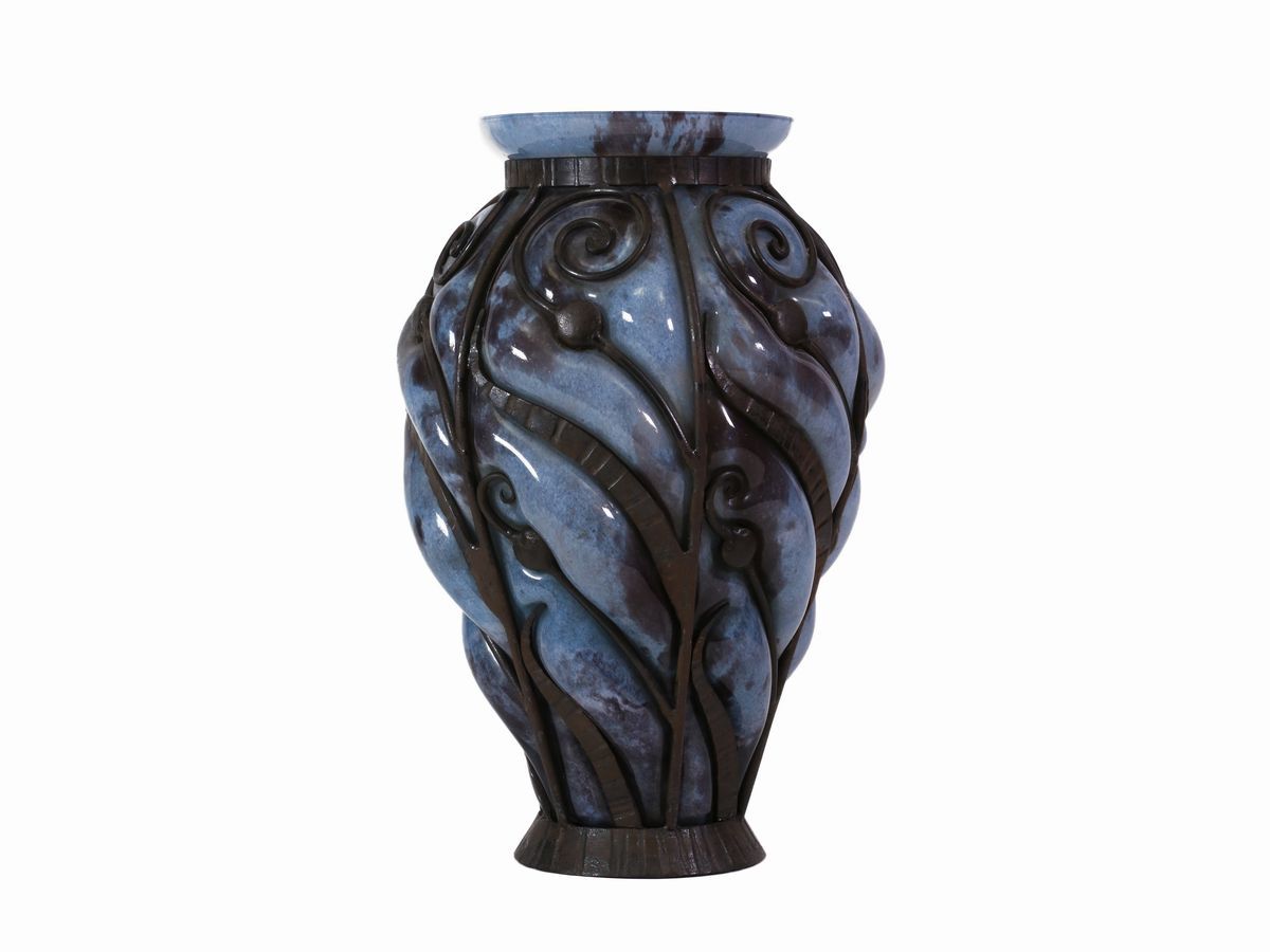 Vaso Daum in Vetro Soffiato