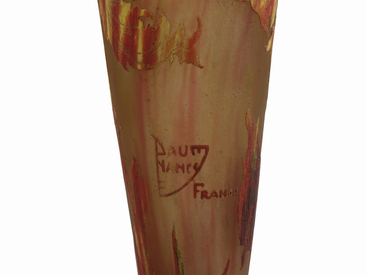Vaso Daum con Decoro di Tulipani