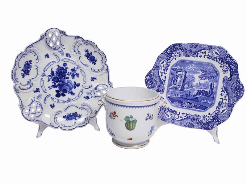Lotto di Curiosità in Porcellana e Terraglia Richard Ginori e Spode