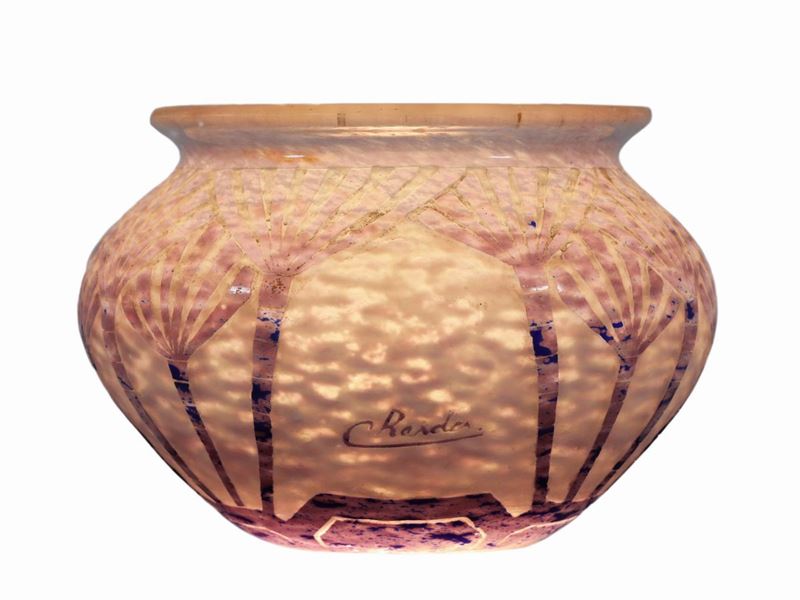 Vaso le Verre Français Decoro "palmettes"