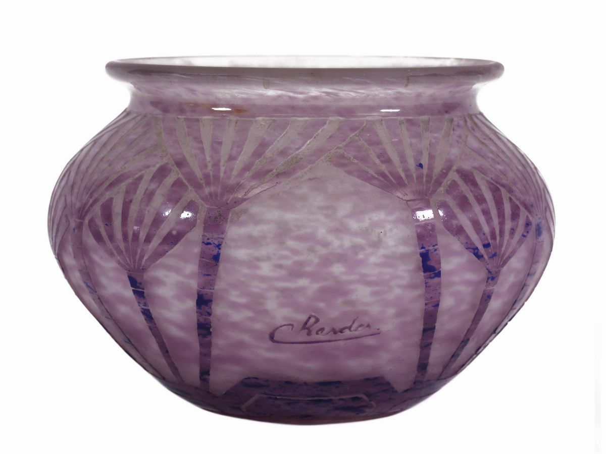 Vaso le Verre Français Decoro "palmettes"