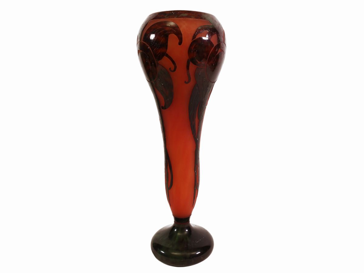 Vaso le Verre Français Decoro "prunes"