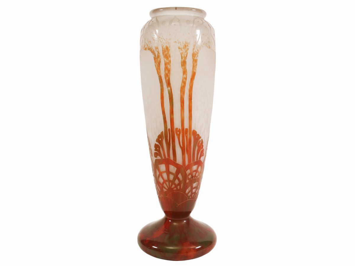 Vaso le Verre Français Decoro "algues"